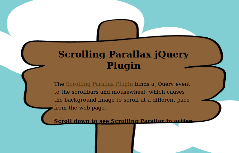 Scrolling Parallax JQuery